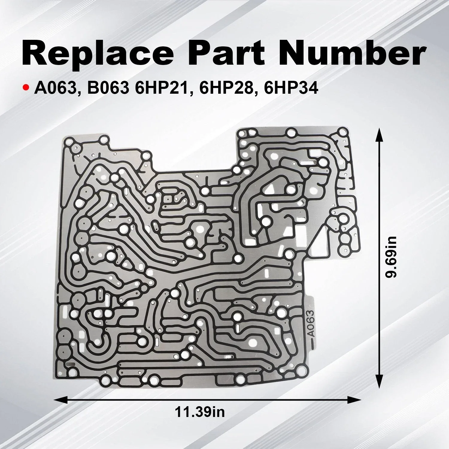 A063 Transmission Valve Body Separator Plate for ZF 6HP21/6HP28/6HP34 - 1068-327-210 image 3