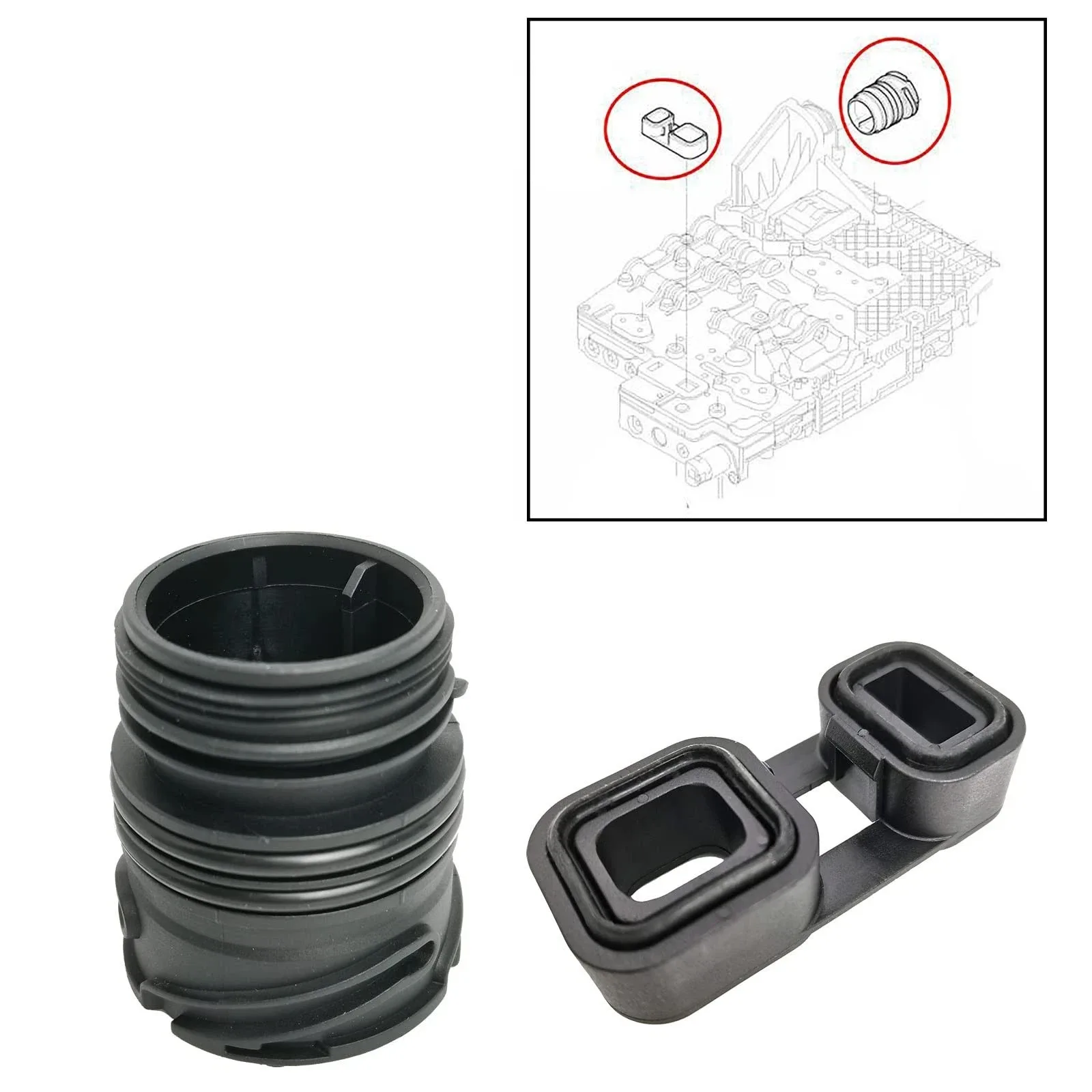 BMW 6HP26/6HP28/6HP32/6HP3 Valve Body Sleeve Connector Seal Kit image 4