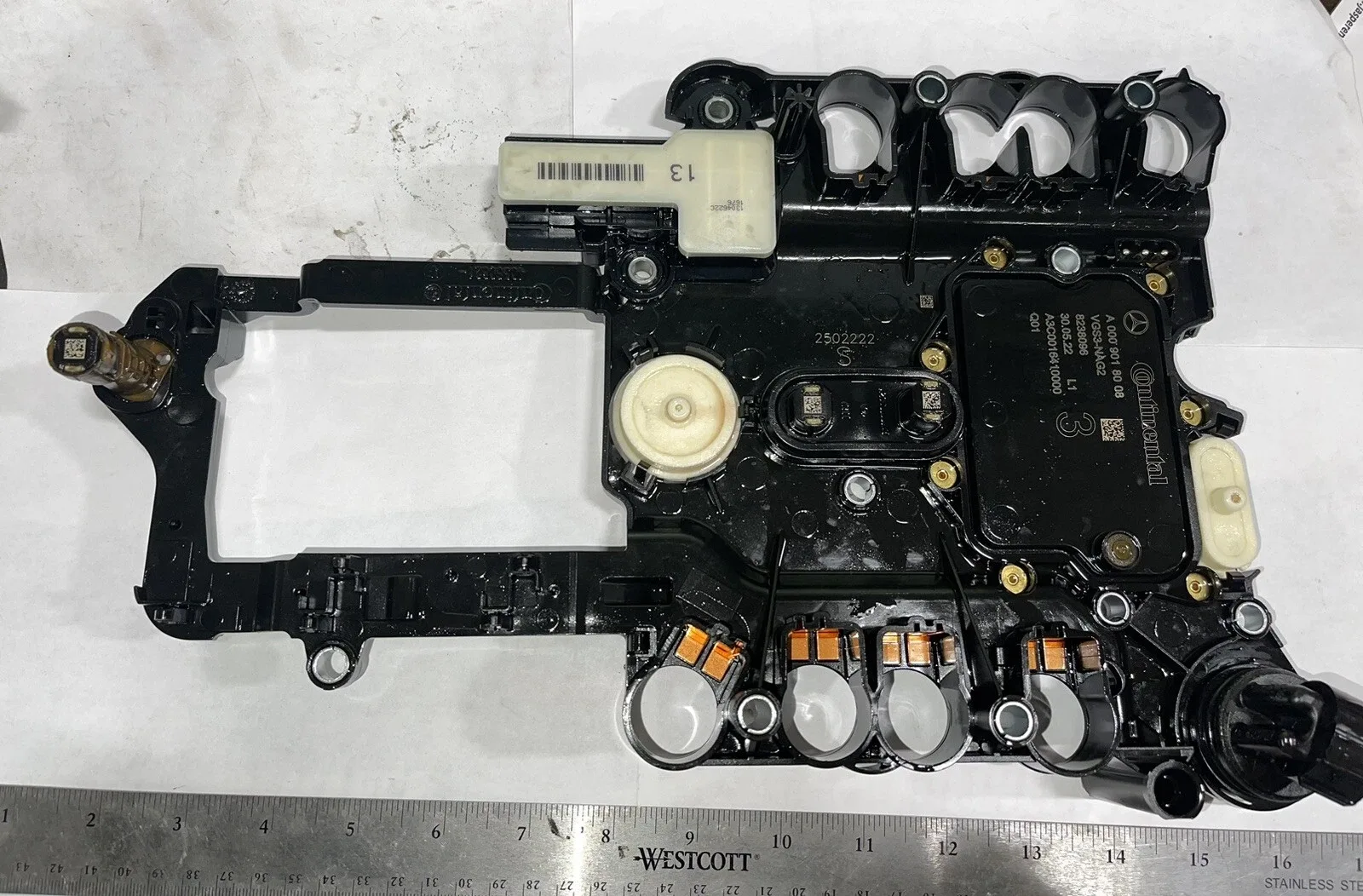 OE Mercedes Benz C230 Automatic Transmission Valve Body Contactor Plate *4XX*