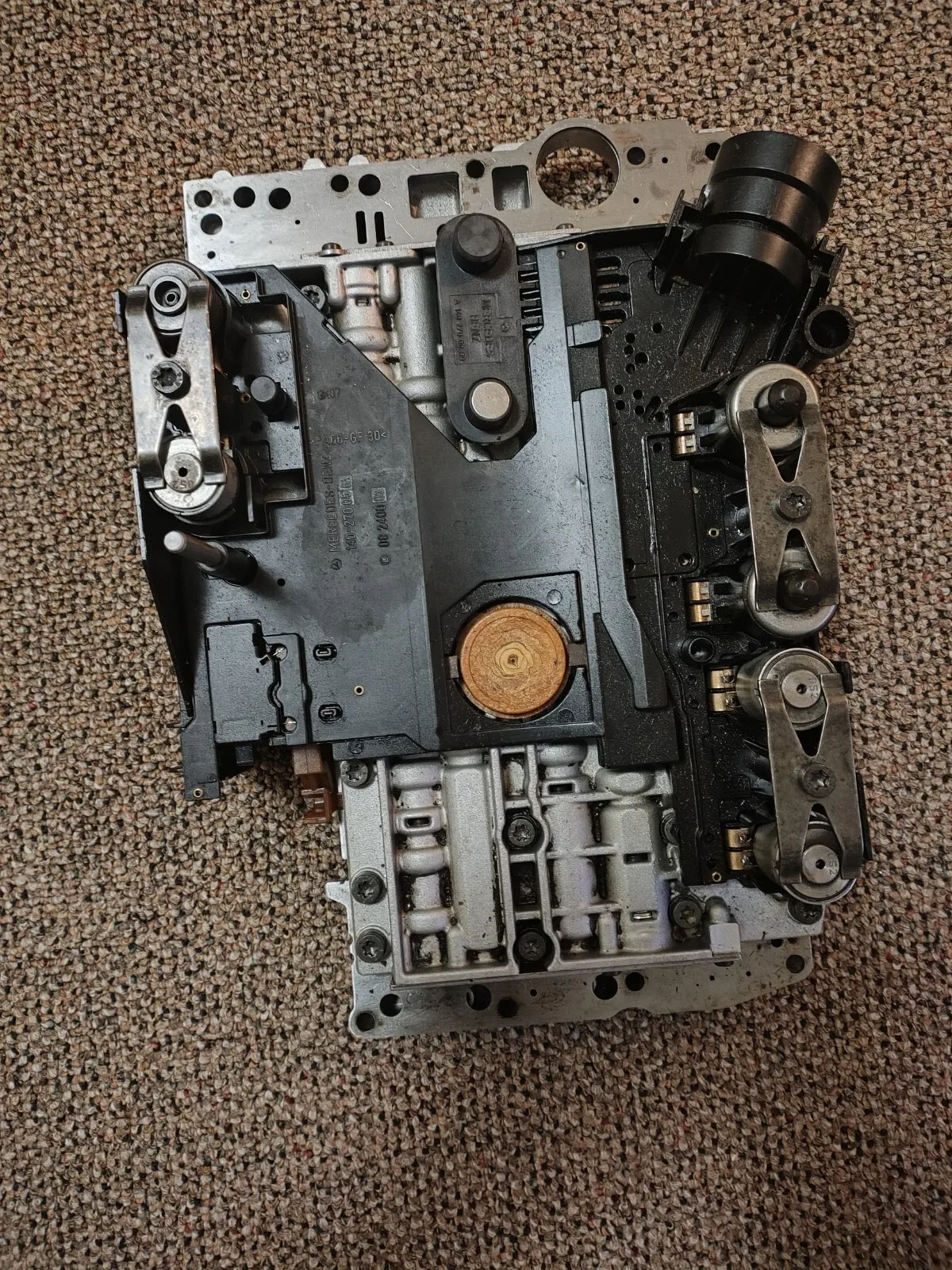 For Mercedes E320 E350 CLK500 722.6 Transmission Valve Body w/ Conductor Plate