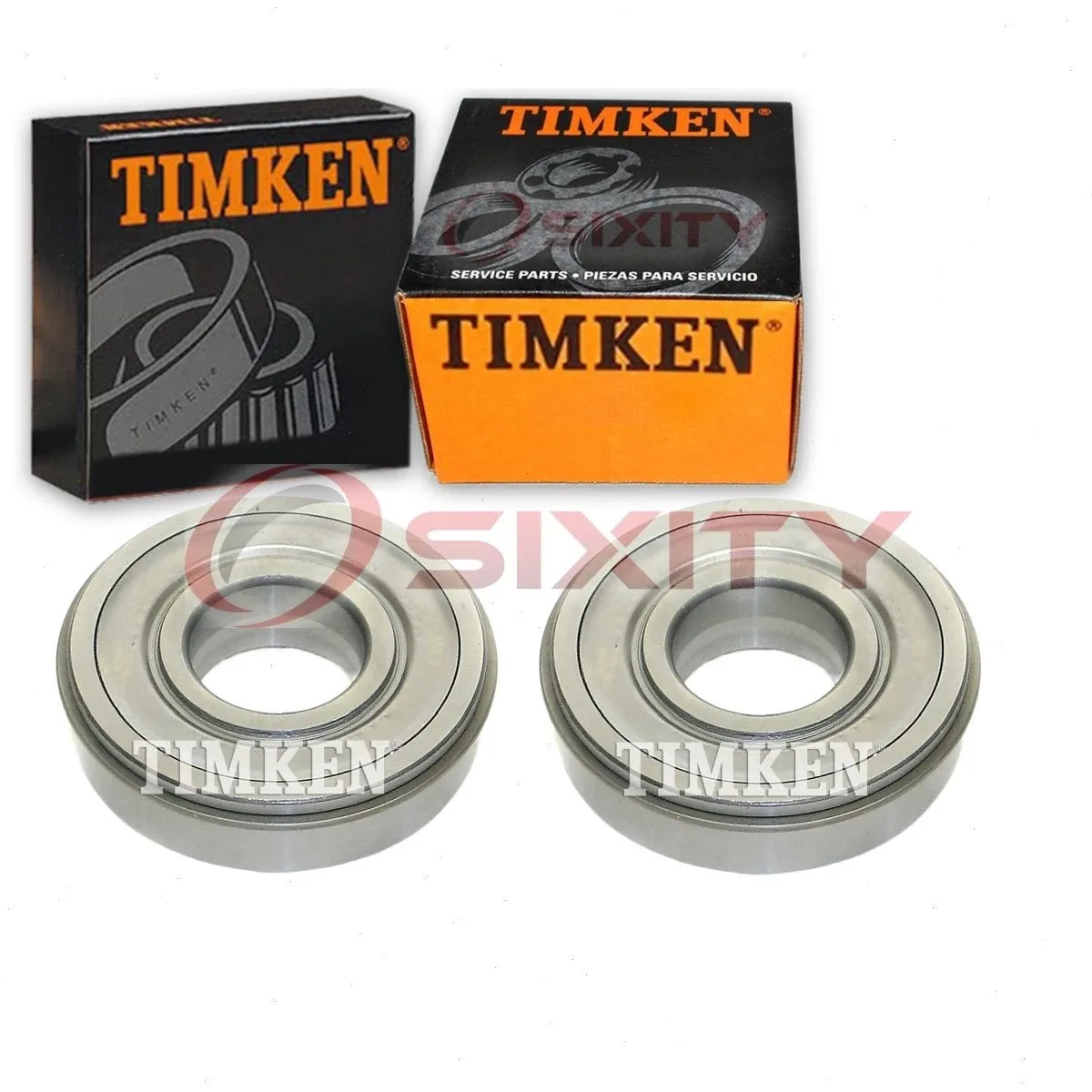 2 pc Timken Rear Transmission Output Shaft Bearings for 1968-1974 Dodge D100 rt