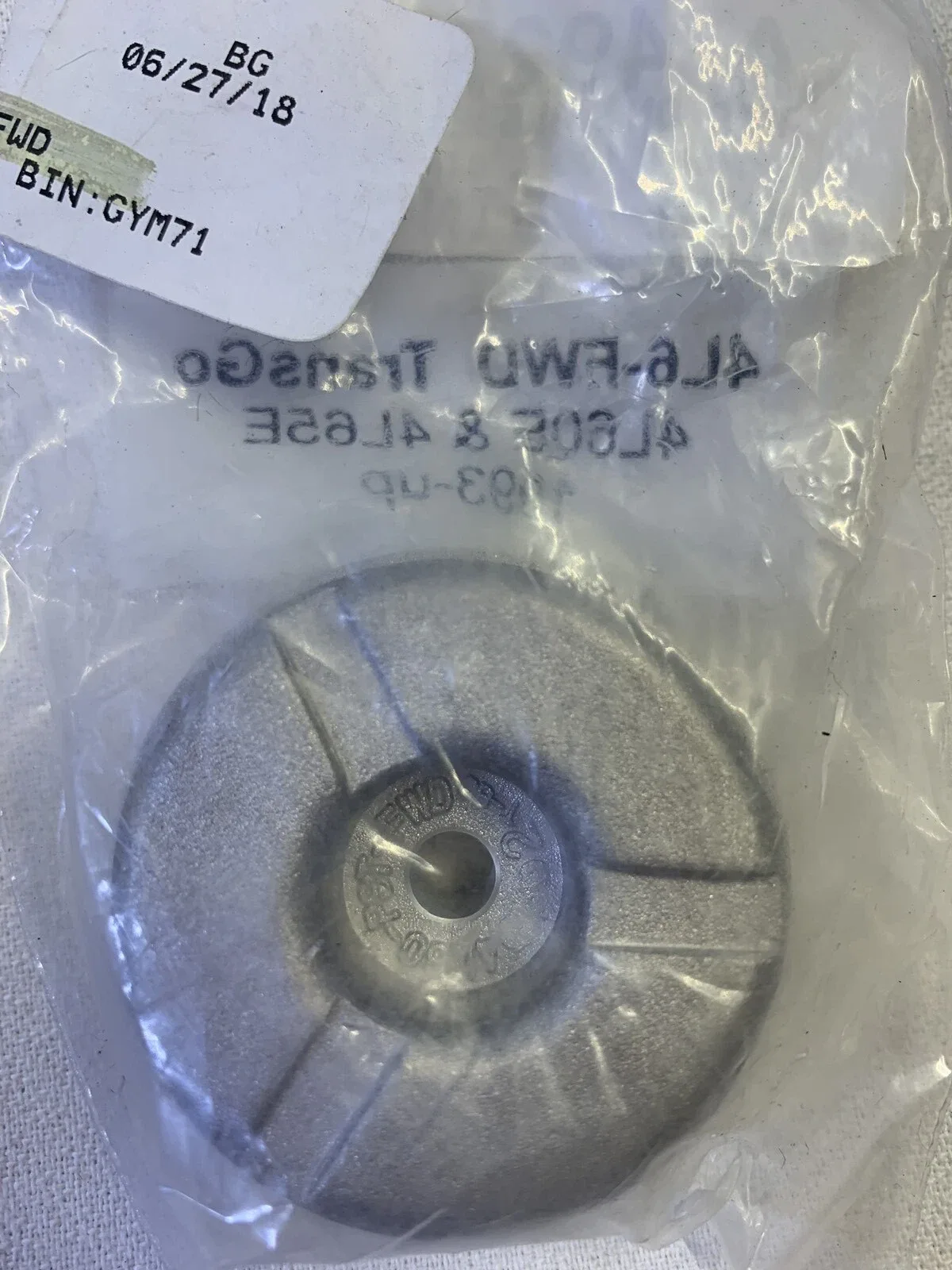 1993-up 4L60E & 65E Forward Accumulator Piston A74927BA - TransGo image 2