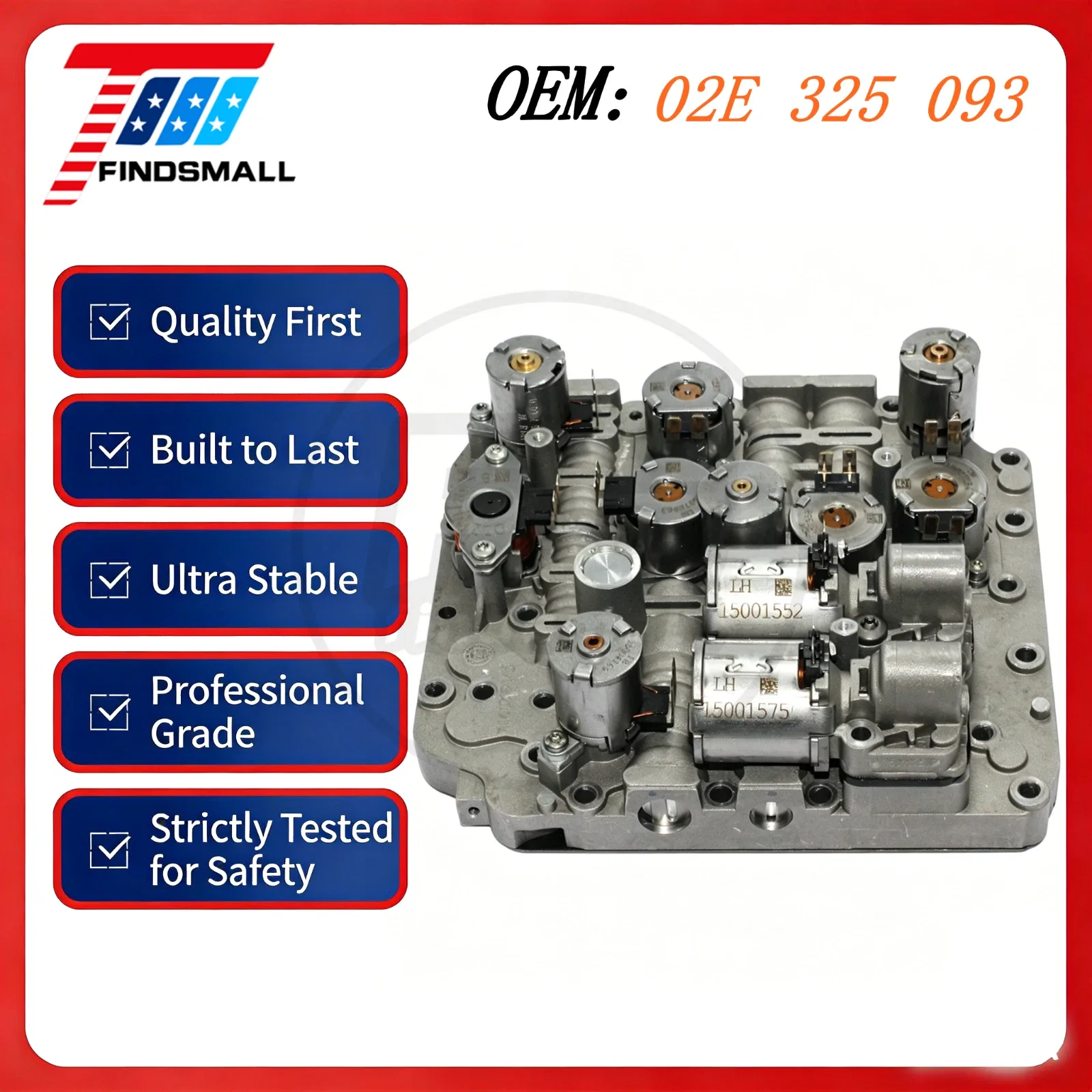 Valve Body for DQ250 6-Speed DSG (For 02E325093 / 02E325025)