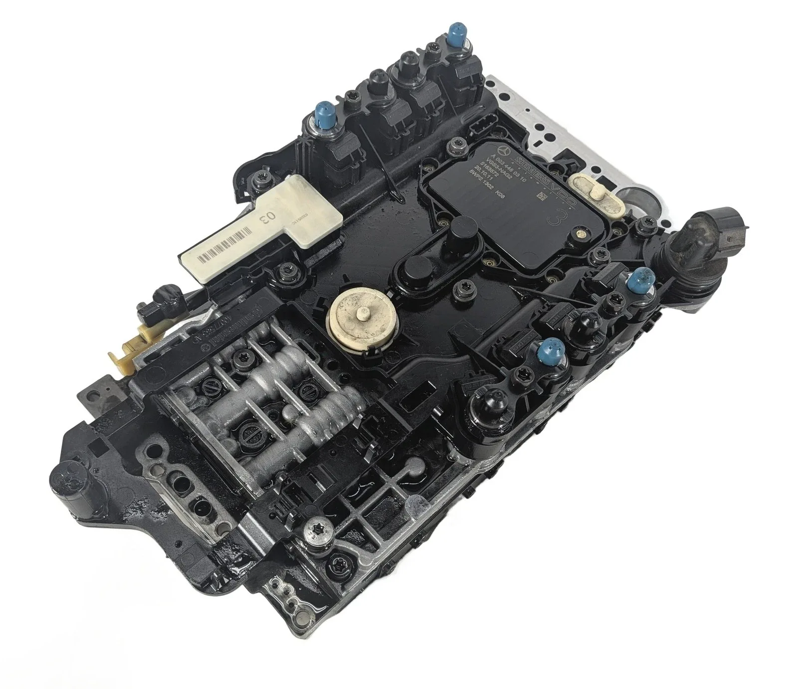 2012 MERCEDES GLK350 (X204) AT VALVE BODY CONDUCTOR PLATE 7G-TRONIC 722.9 image 2