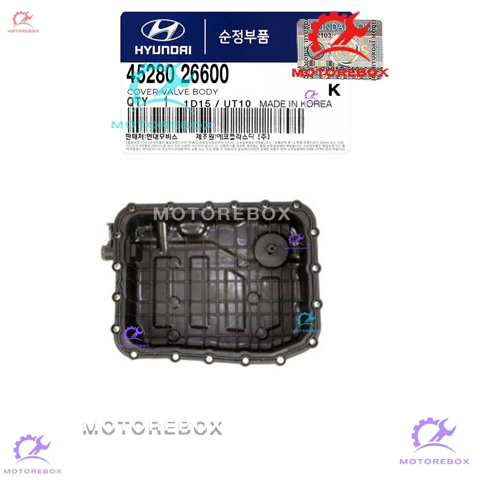 2016-2021 Hyundai Tucson Valve-Side Transmission Oil Pan / Cover Valve Body 45280-26600 image 2
