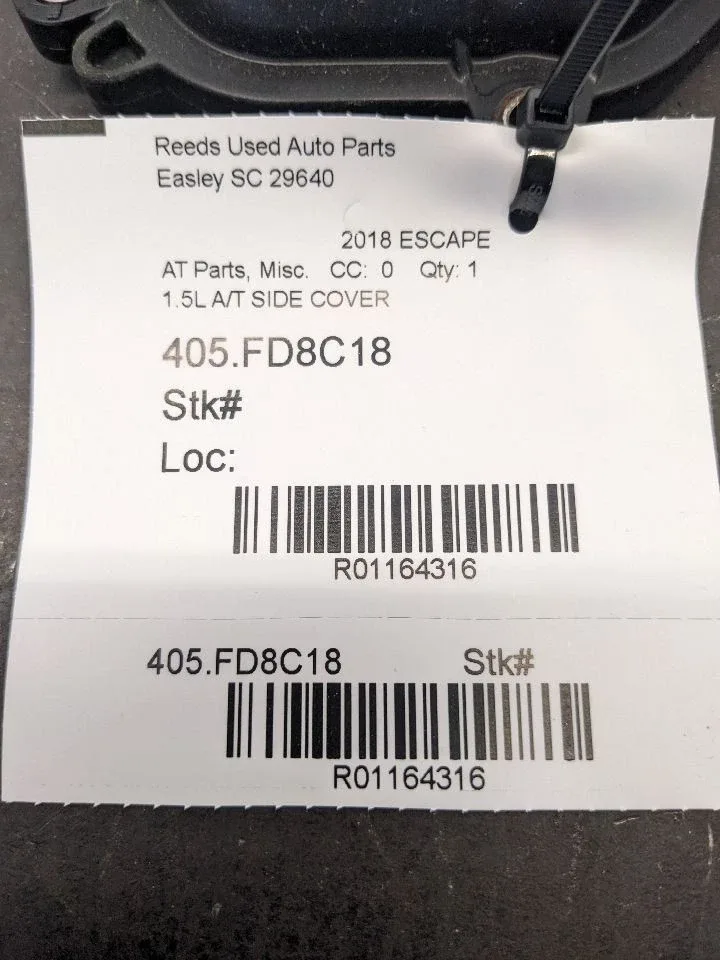 2017-2019 Ford Escape OEM 1.5L A/T Auto Transmission Side Valve Body Cove1164316 image 2