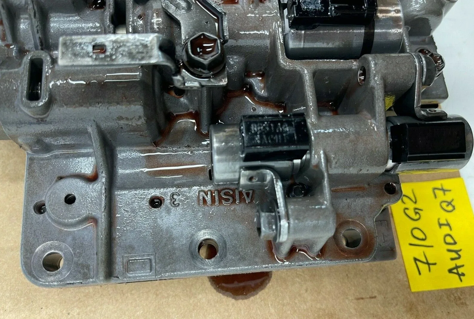 2007-2010 AUDI Q7 4.2L GAS - AUTOMATIC TRANSMISSION VALVE BODY / MECHATRONIC OEM image 3