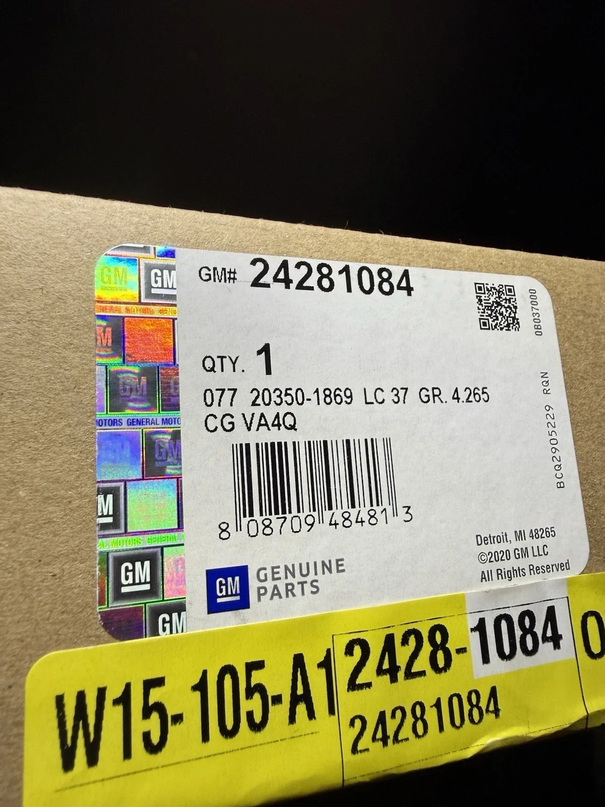 GM 24281084 OEM Transmission Upper Valve Body image 3