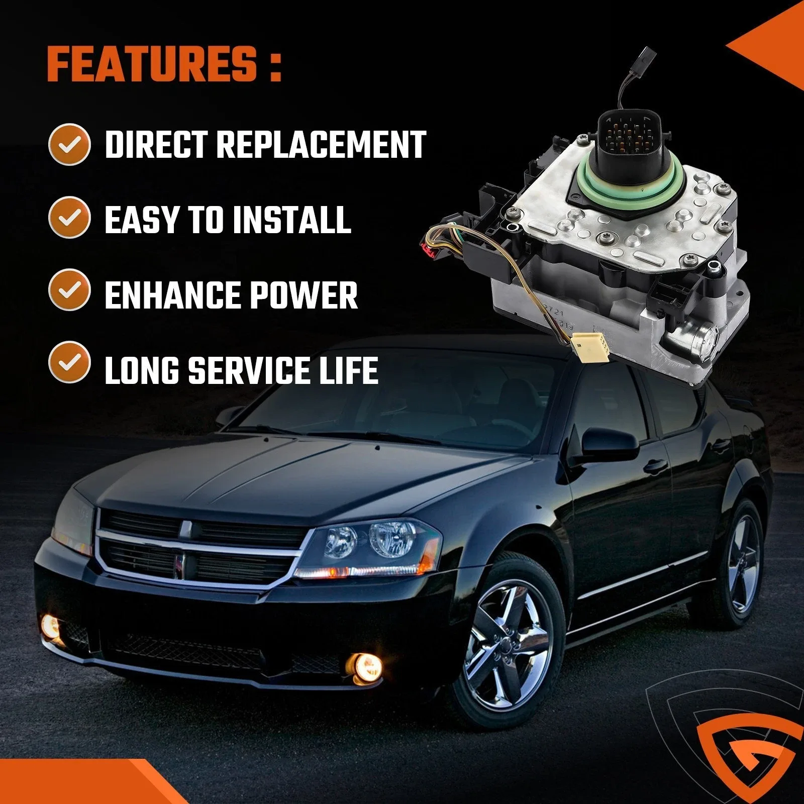 62TE Shift Solenoid Pack Fit For 2006-2018 Dodge Journey Grand Caravan Chrysler image 2