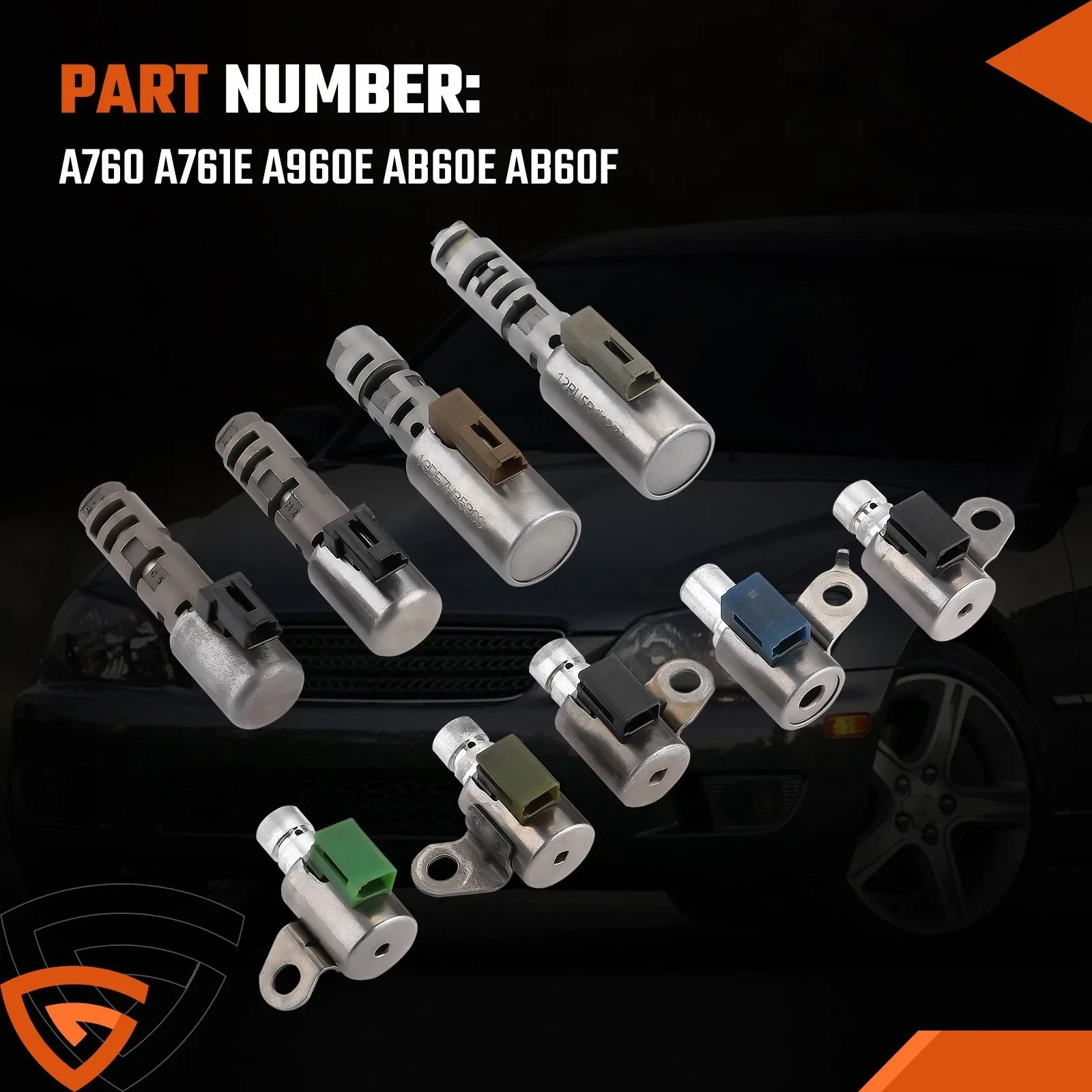 Lexus IS250 IS350 GS300 GS430 6-Speed Transmission Solenoid Kit A760 A761E A960E AB60E AB60F image 3
