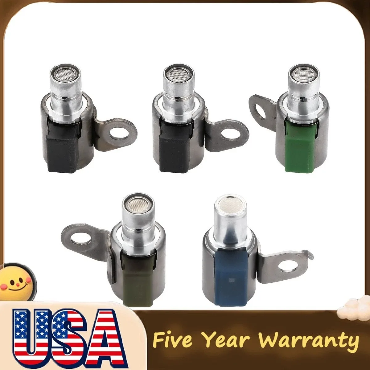 Lexus IS250 IS350 GS300 GS430 6-Speed Transmission Solenoid Kit A760 A761E A960E AB60E AB60F