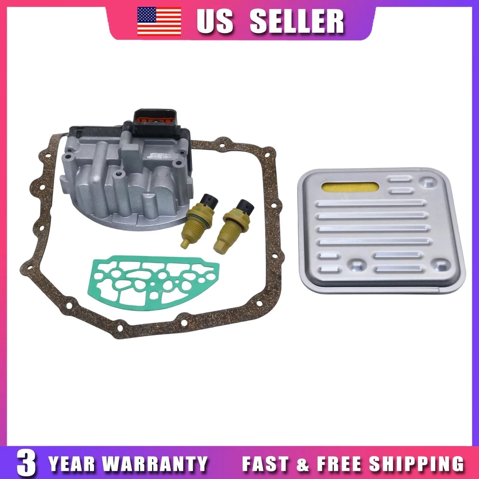 1990-2011 Dodge Caravan Transmission Control Solenoid Kit A604 5015646AC image 2