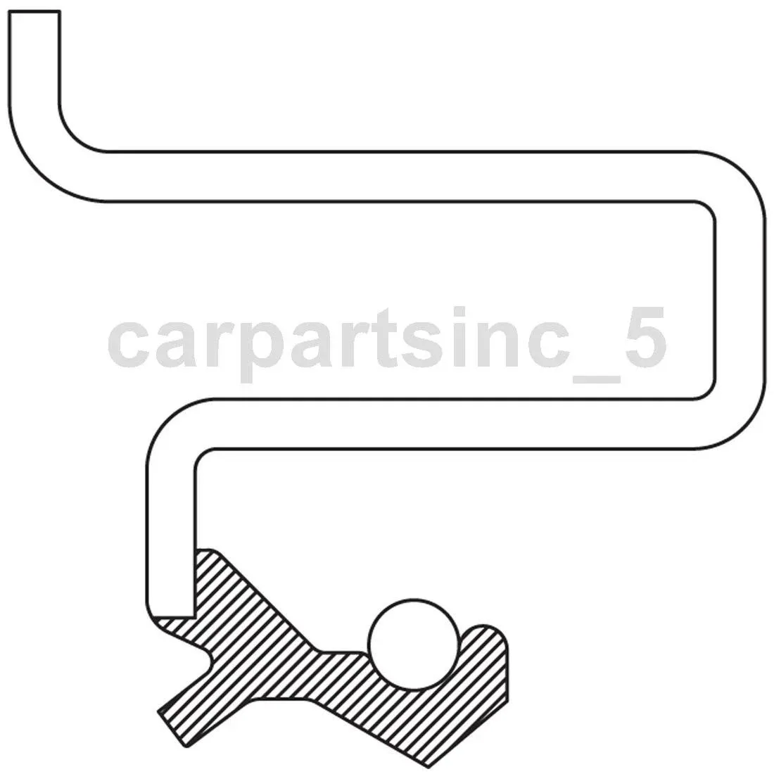 2018 Ford EcoSport Automatic Transmission Output Shaft Seal CARINC260312084076 image 4