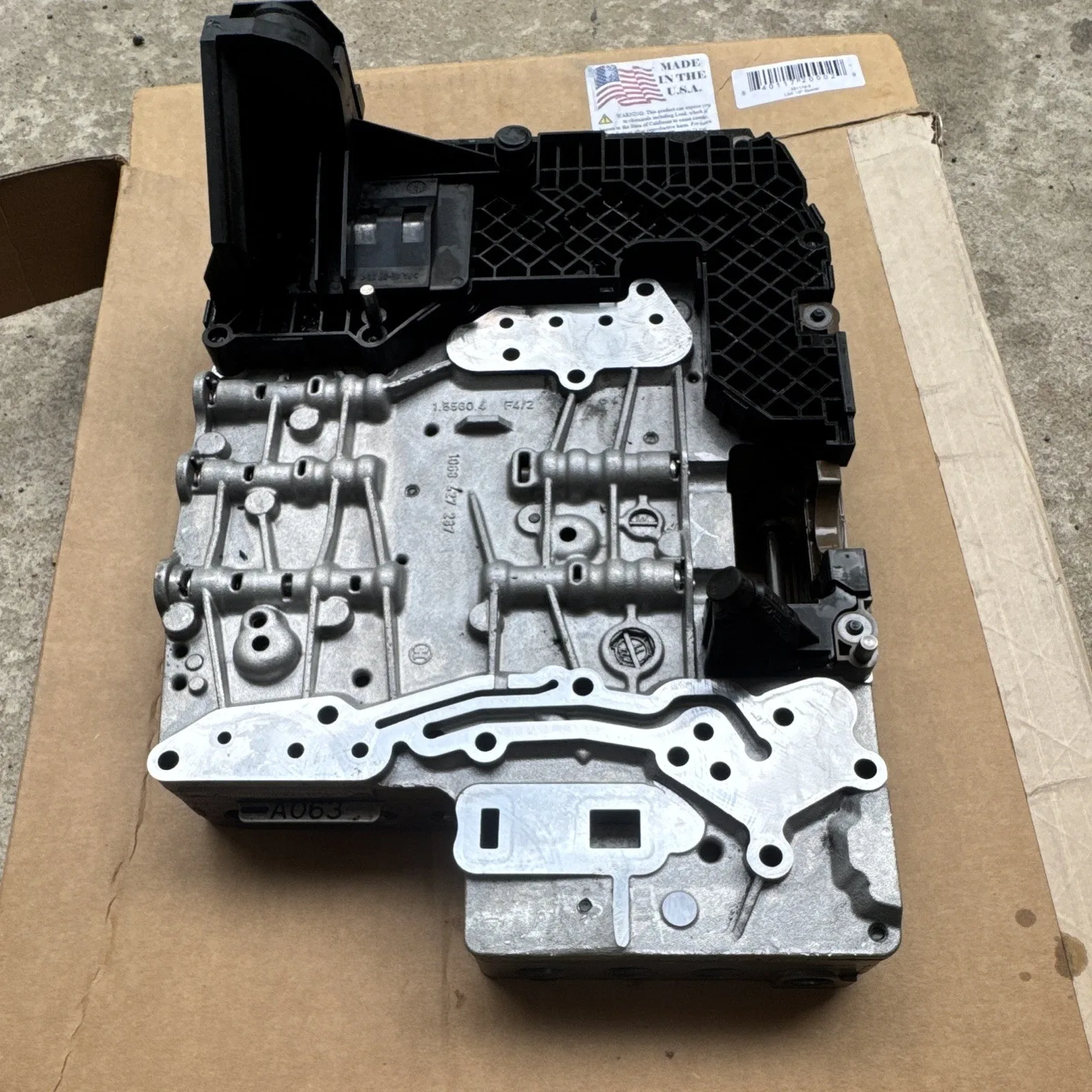 2011 BMW 6HP21 Valve Body ZF A063