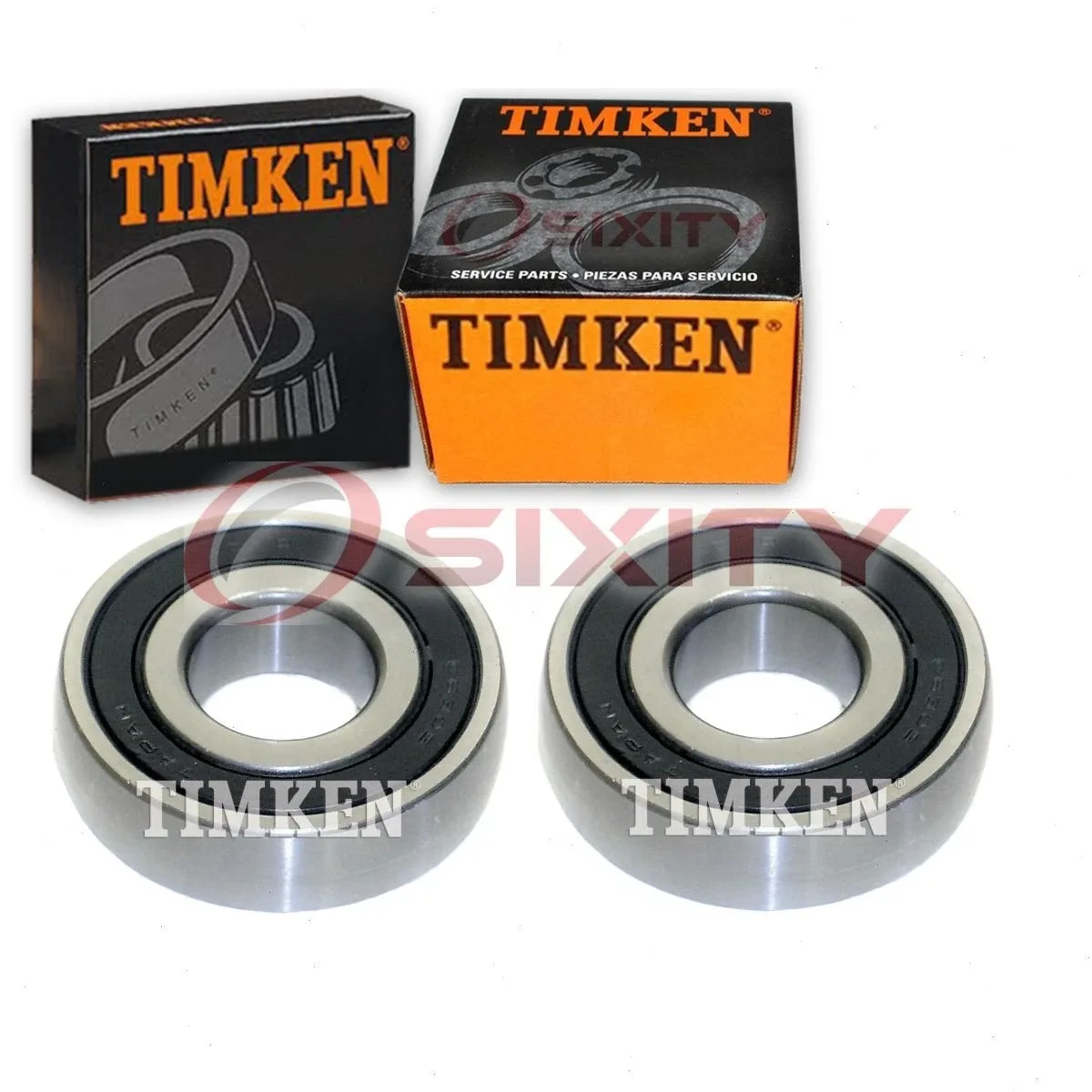 2 pc Timken Rear Transmission Output Shaft Bearings for 1968-1974 GMC K15 rb