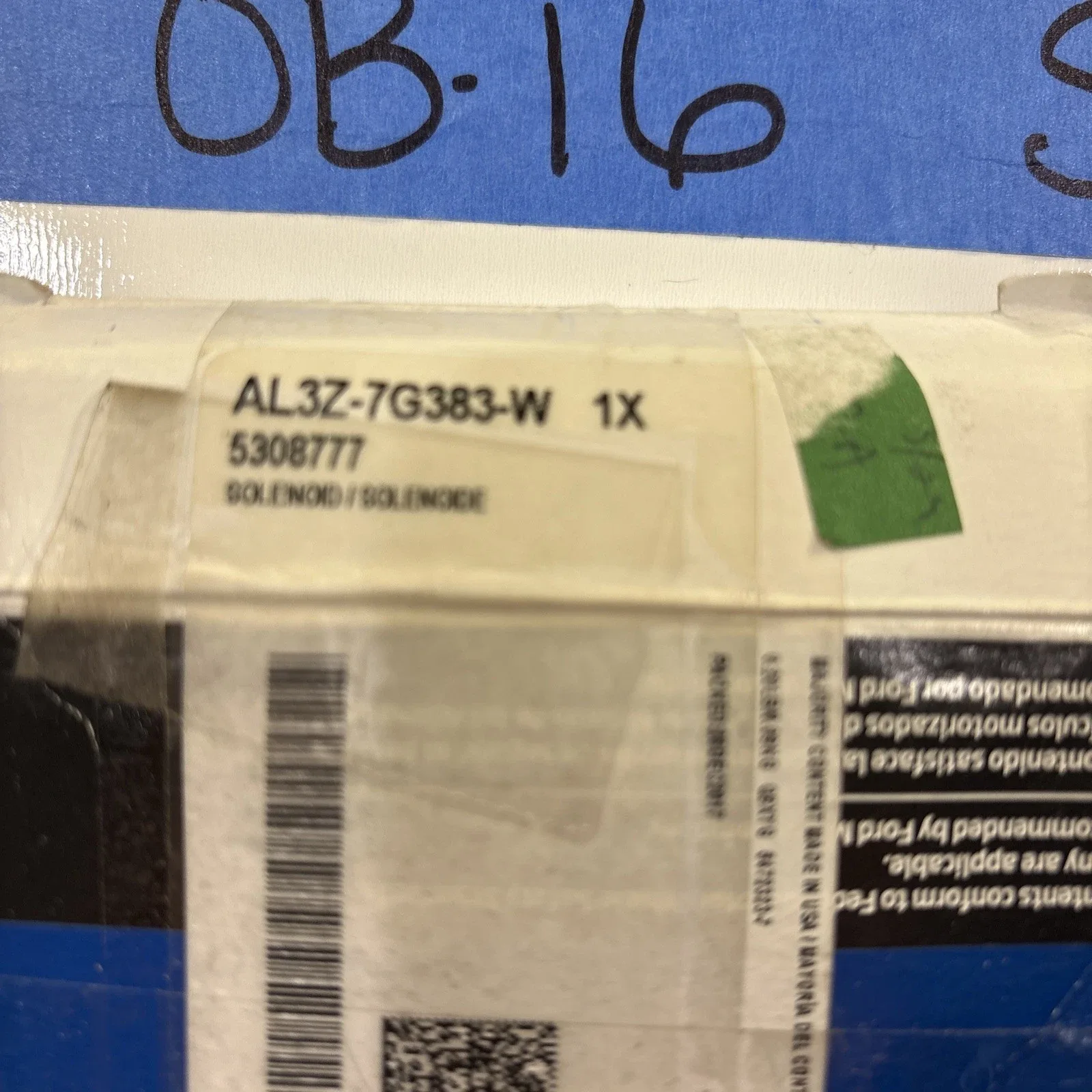 Genuine Ford AL3Z-7G383-W Automatic Transmission Control Solenoid OEM Part image 2