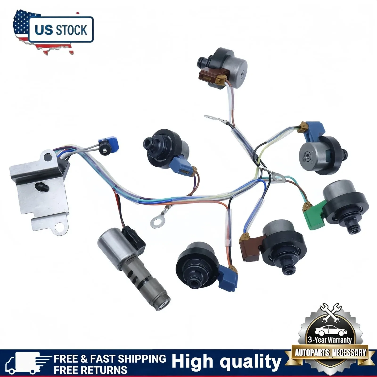 4EAT For 2001-2010 Subaru Solenoid Forester Transmission Shift Solenoid Kit 2.5L
