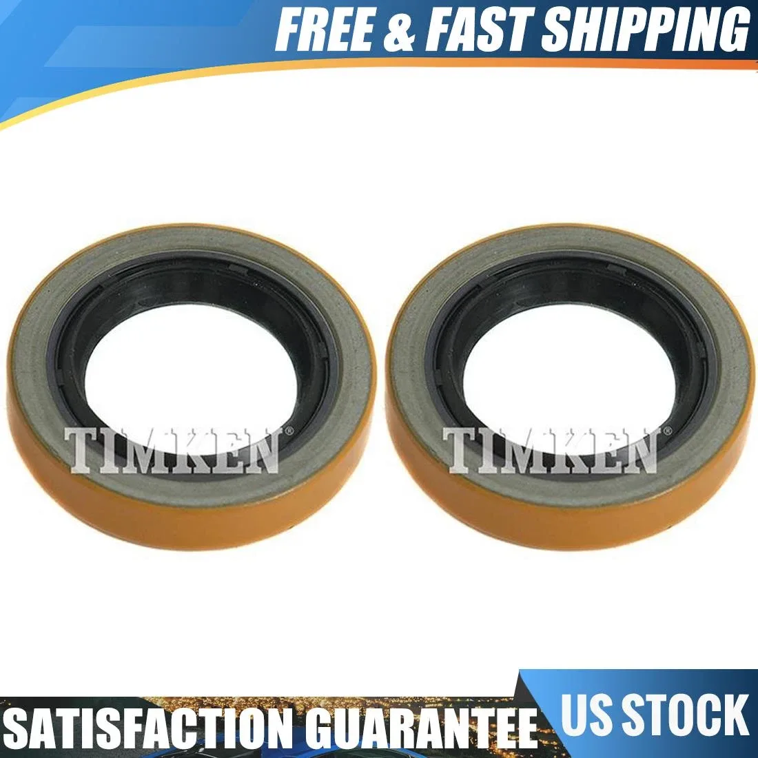 Manual Transmission Output Shaft Seal 2X Timken For Chrysler 2005-2007