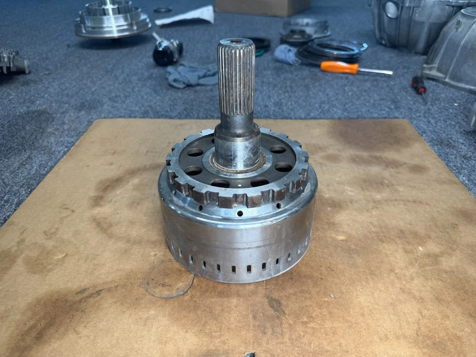 6L90E 4x4 Output Shaft - 9 1/4" Long - Early Seperate Ring Gears - FREE SHIPPING