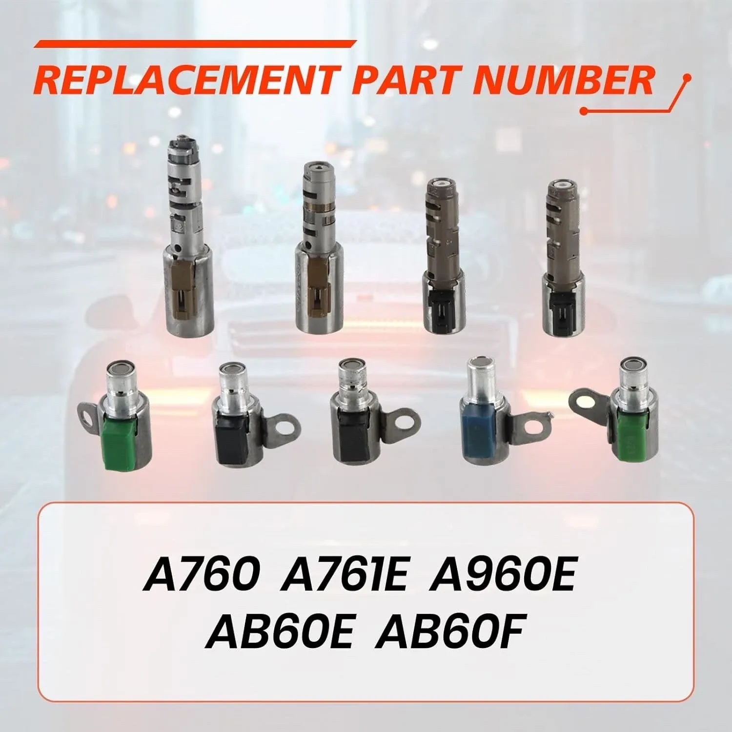 Toyota Tacoma Sequola Tundra & Lexus IS250 LX570 GS430 Shift Solenoid Kit A760 A761E AB60E A960E AB60F image 2
