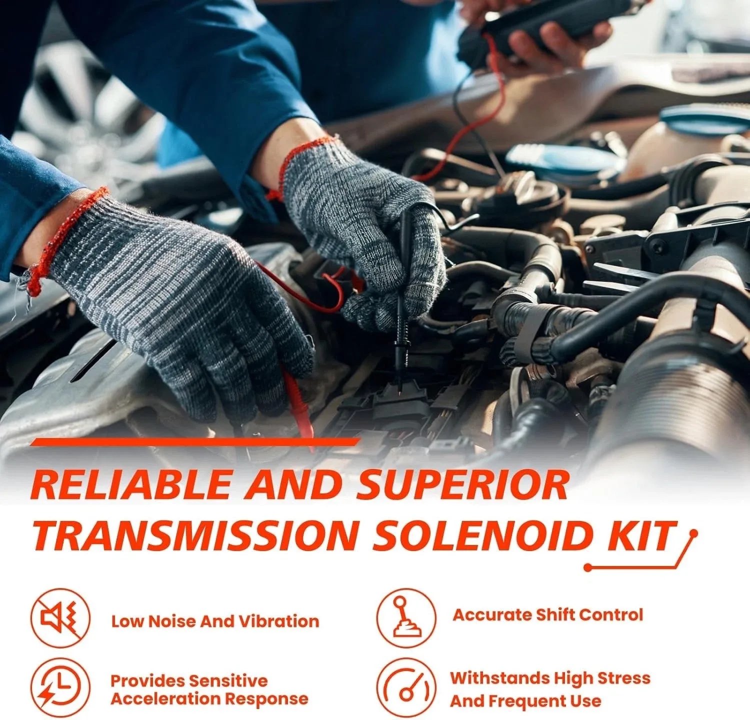 Toyota Tacoma Sequola Tundra & Lexus IS250 LX570 GS430 Shift Solenoid Kit A760 A761E AB60E A960E AB60F image 4