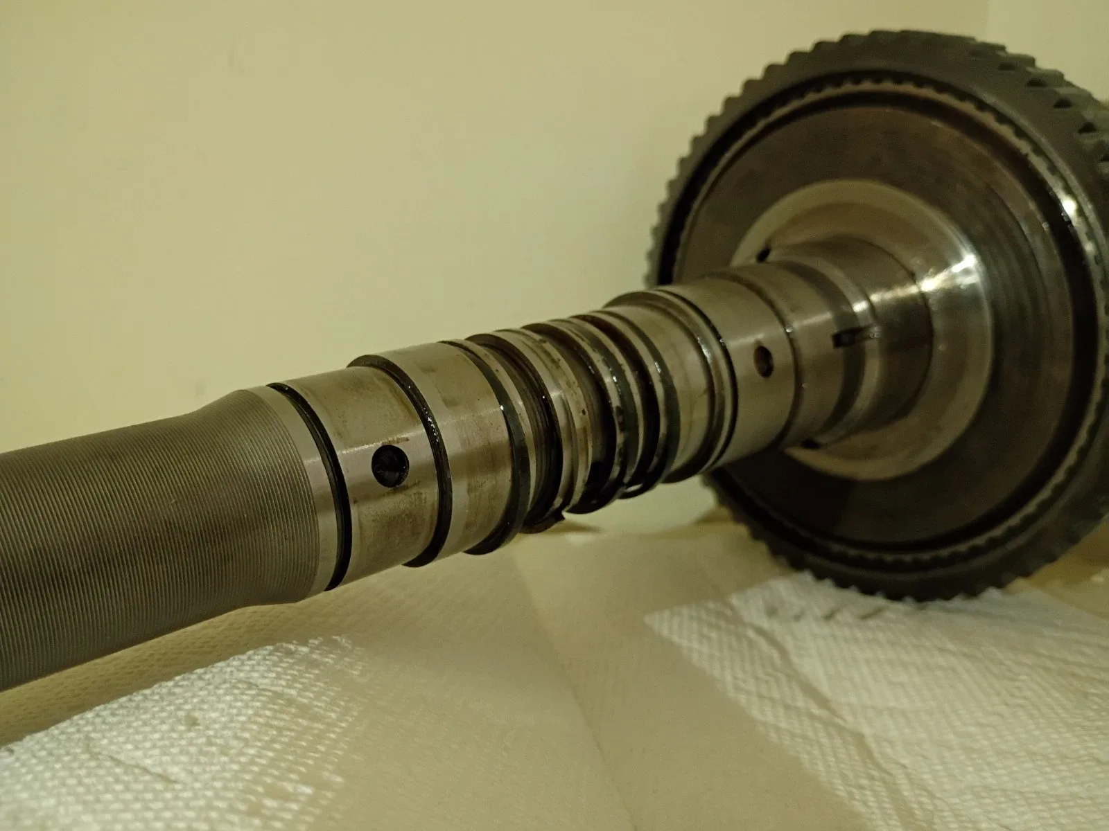 1951-56 Ford-O-Matic Small Case Car (long) Output Shaft 16 spline And Rear Drive image 3