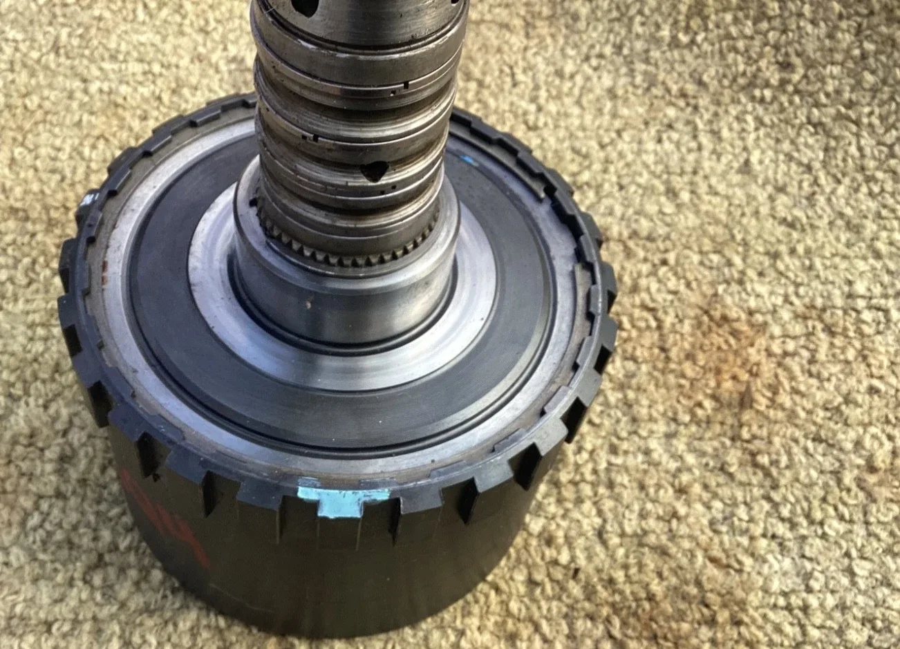 1980s Ford AOD Output Drum & Shaft      OEM Used     Approx 16 1/2” image 4