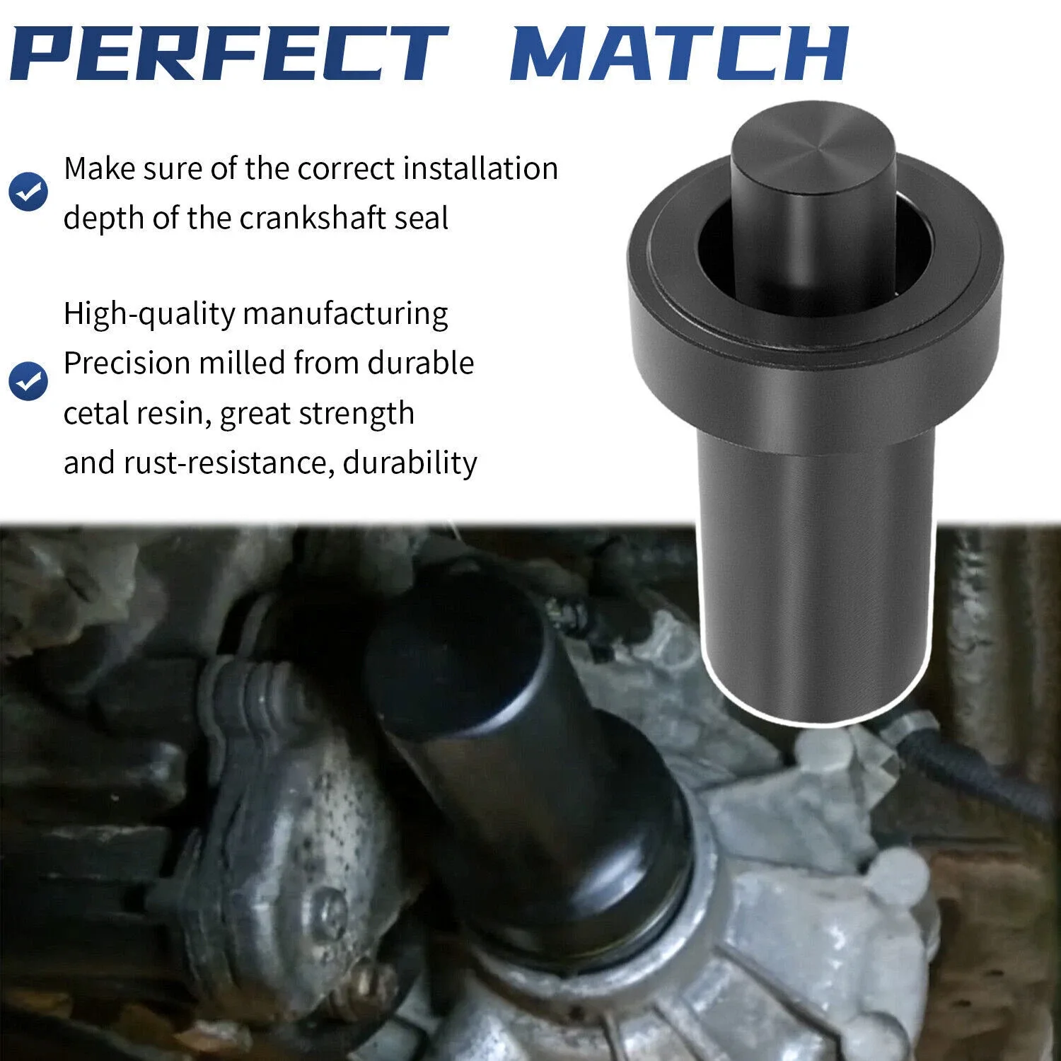 Adapt-A-Case Front Output Seal Driver Install Tool For GM NP246/261/263 TM109RAC image 4