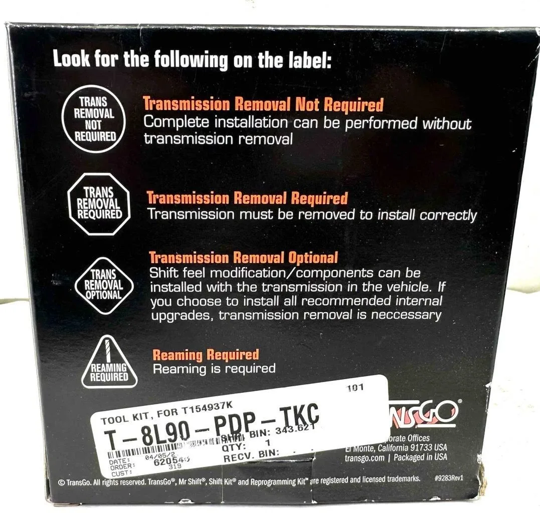 TRANS-GO 8L45/8L90 Valve Body Pulse Dampener Tool Kit 8L90-PDP-TKC image 2