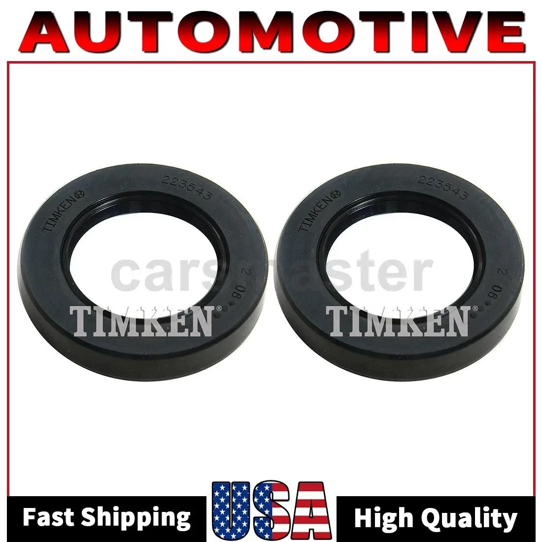 Automatic Transmission Output Shaft Seal For 2000-2014 Honda Civic  Timken 2pcs