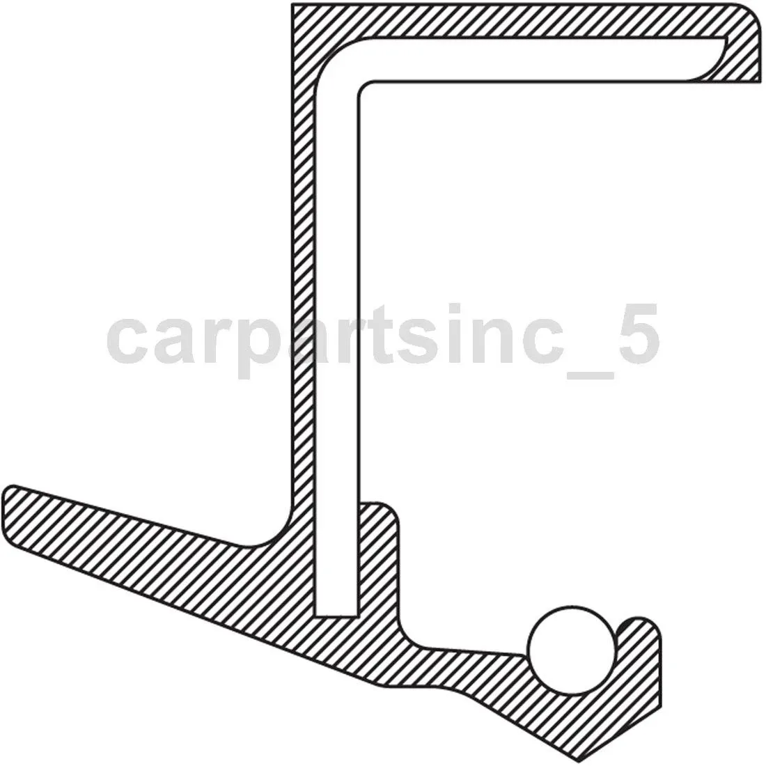 National Automatic Transmission Output Shaft Seal Fits 2000 2001 Toyota Avalon image 3