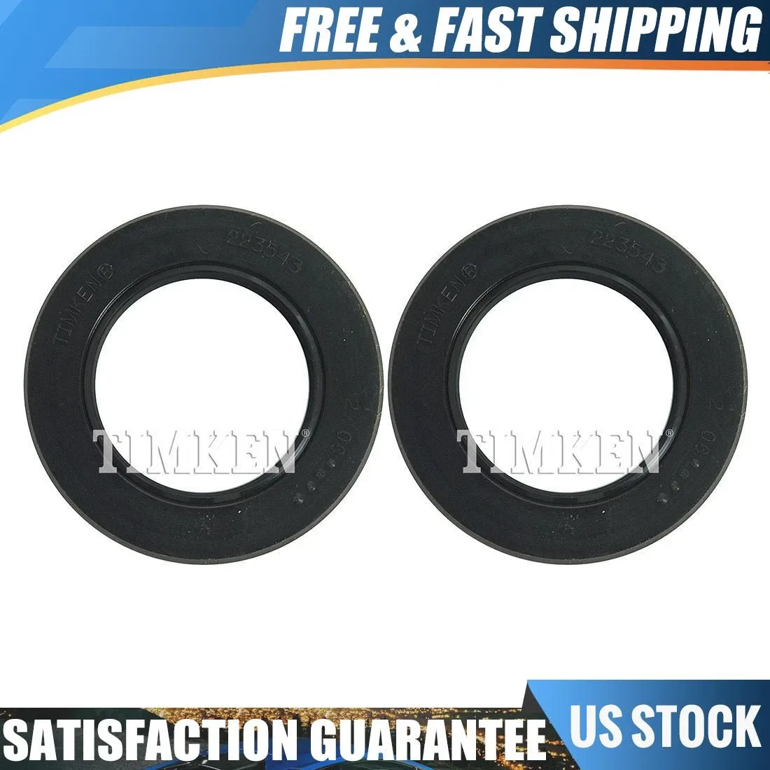 Timken 2X Manual Transmission Output Shaft Seal For Ford Fiesta