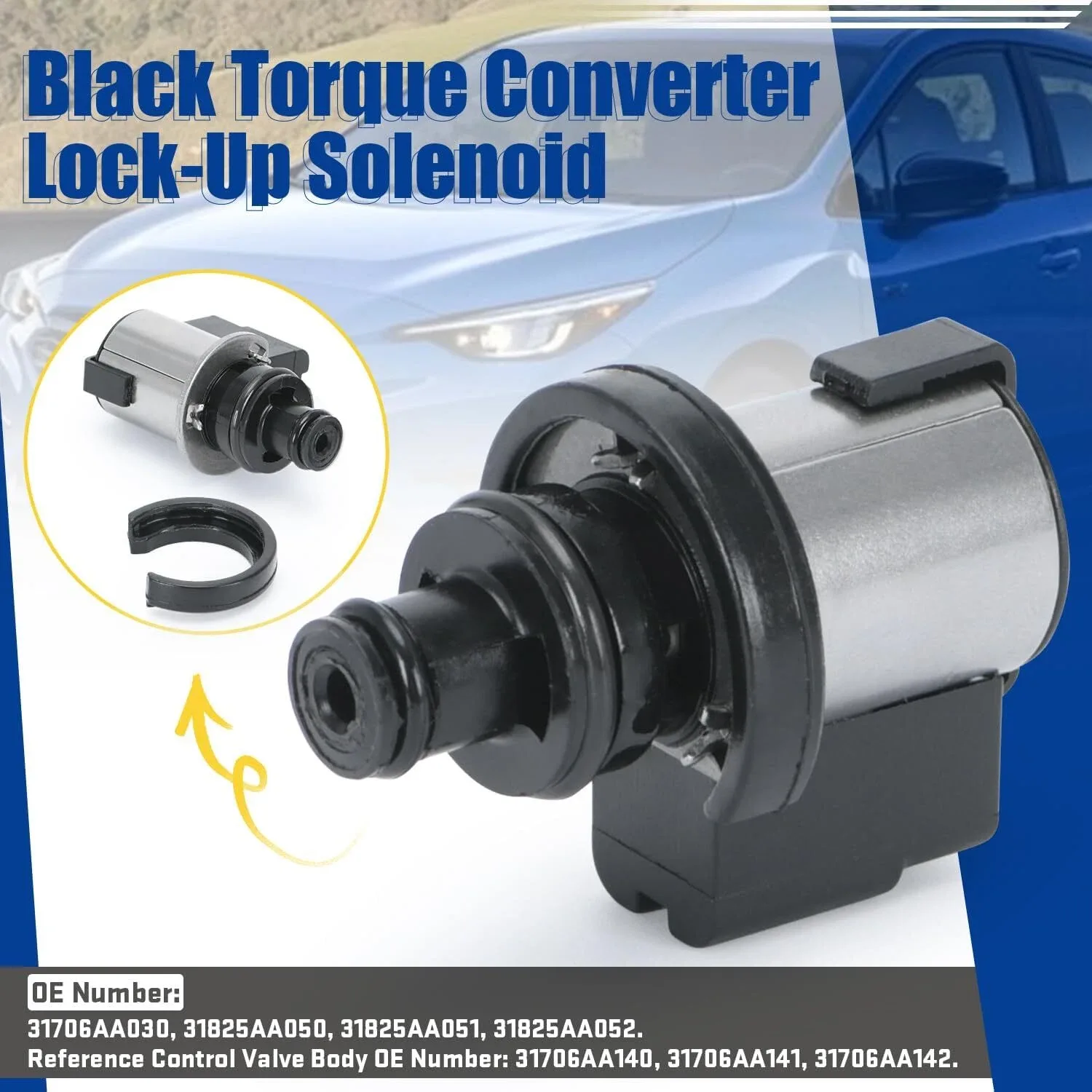 Subaru CVT TR580/TR690 Torque Converter Lock-Up Solenoid — Fits Forester, Impreza, Legacy image 3