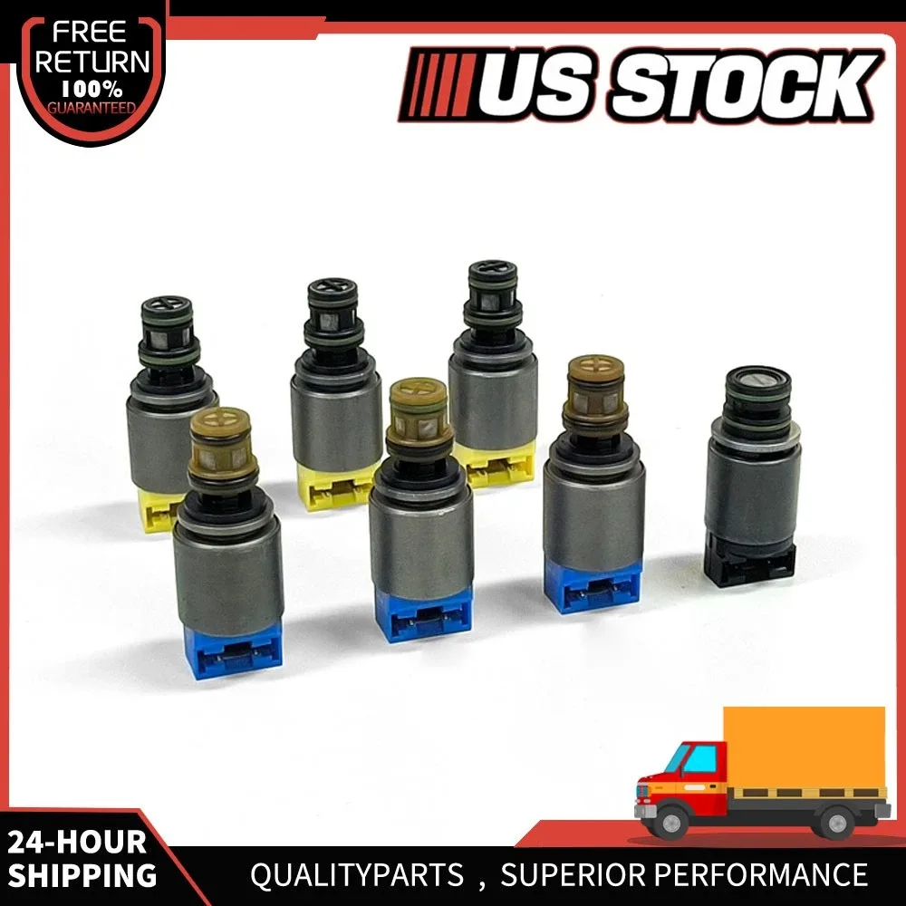 7Pcs Auto Transmission Solenoid Valves Kits For 6HP19 6HP26 6HP32 1068298044 US