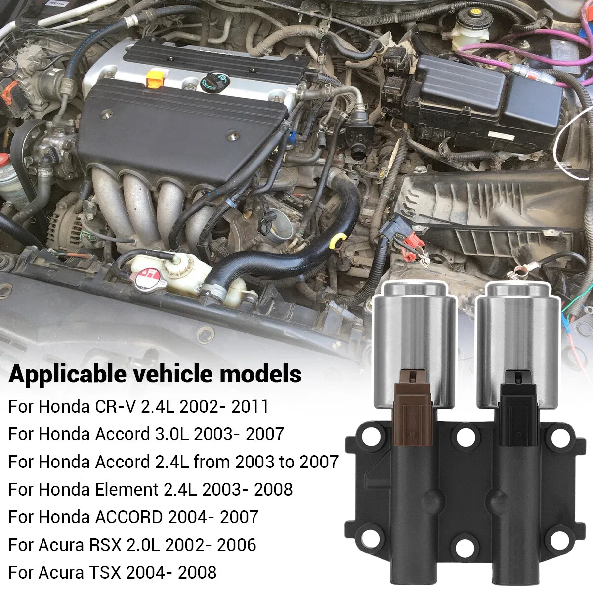 For Honda Accord CRV Acura 99210 28260-PRP-014 Transmission Dual Linear Solenoid image 4