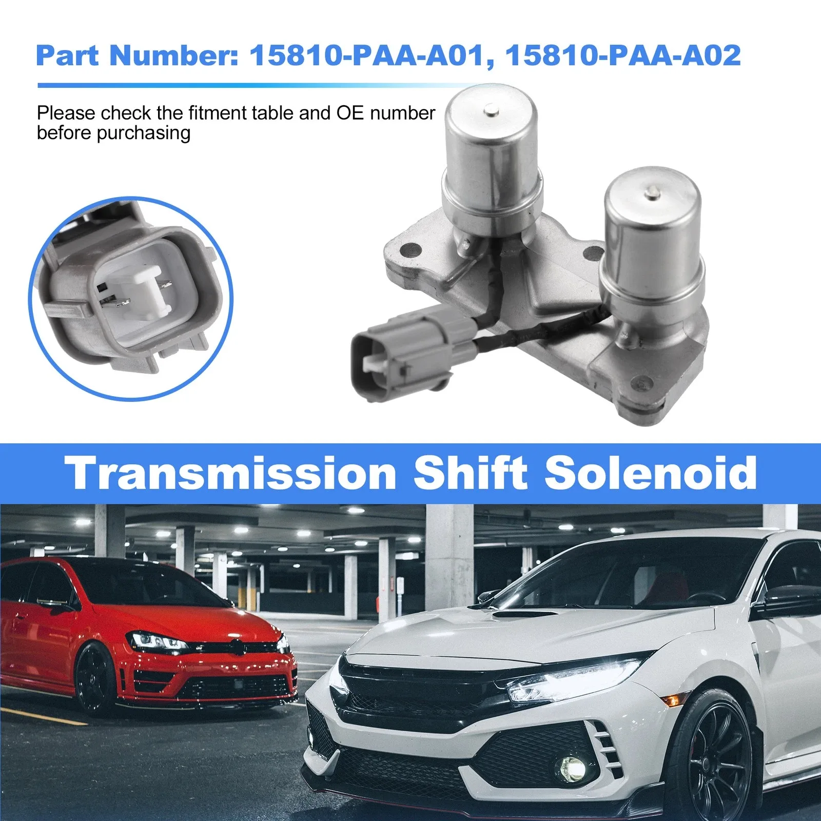 28300P24J01 Car Transmission Shift Solenoid for Honda CR-V for Acura Integra image 2