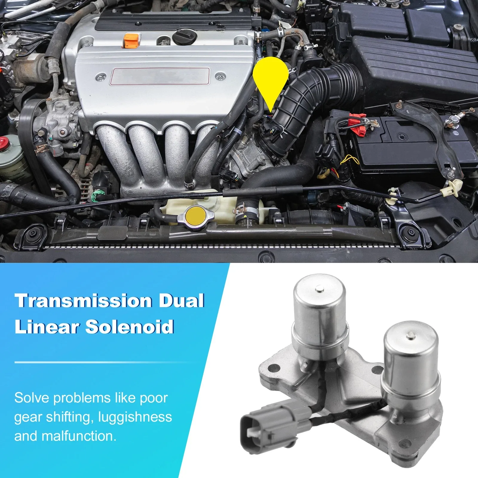 28300P24J01 Car Transmission Shift Solenoid for Honda CR-V for Acura Integra image 3