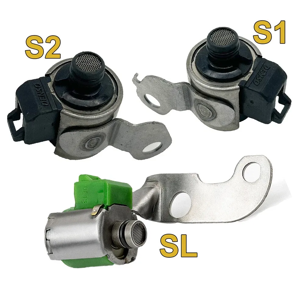 Transmission Shift Solenoid S1& S2 & SL For 2003-2006 Toyota Corolla 1.8 A245E image 3