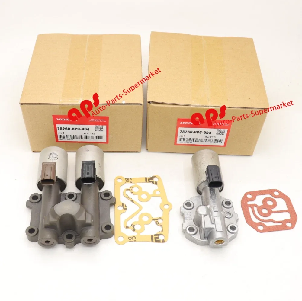 2 PCS NEW OEM Transmission Shift Solenoid A&B for Honda Civic Fit 28250 28260 image 3
