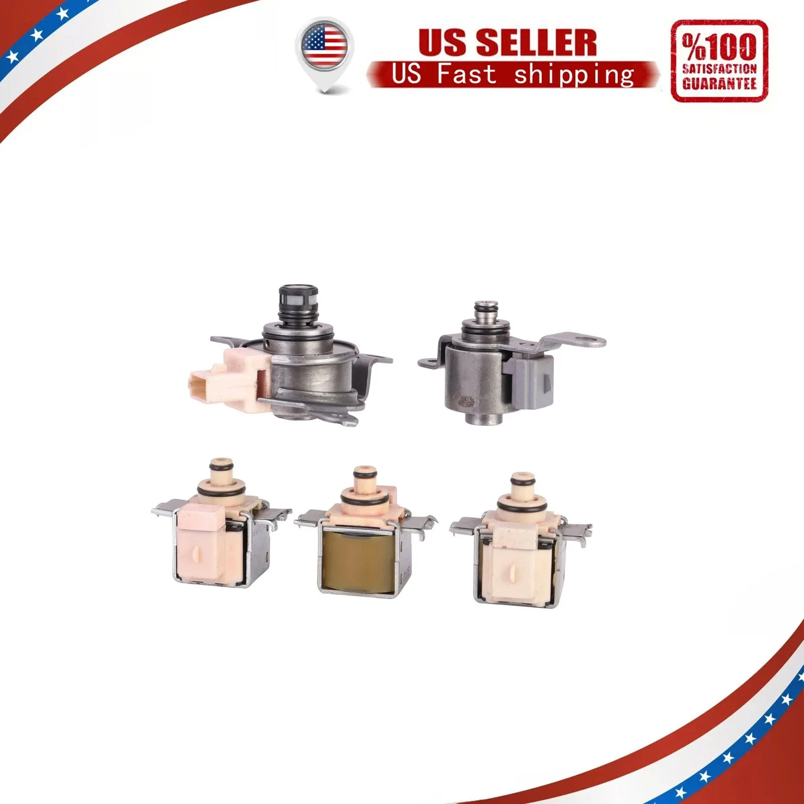 1997+ Ford AX4N/AX4S (4F50N) 5-Piece Shift TCC EPC Solenoid Kit - 4F50N Transmission Solenoid Kit