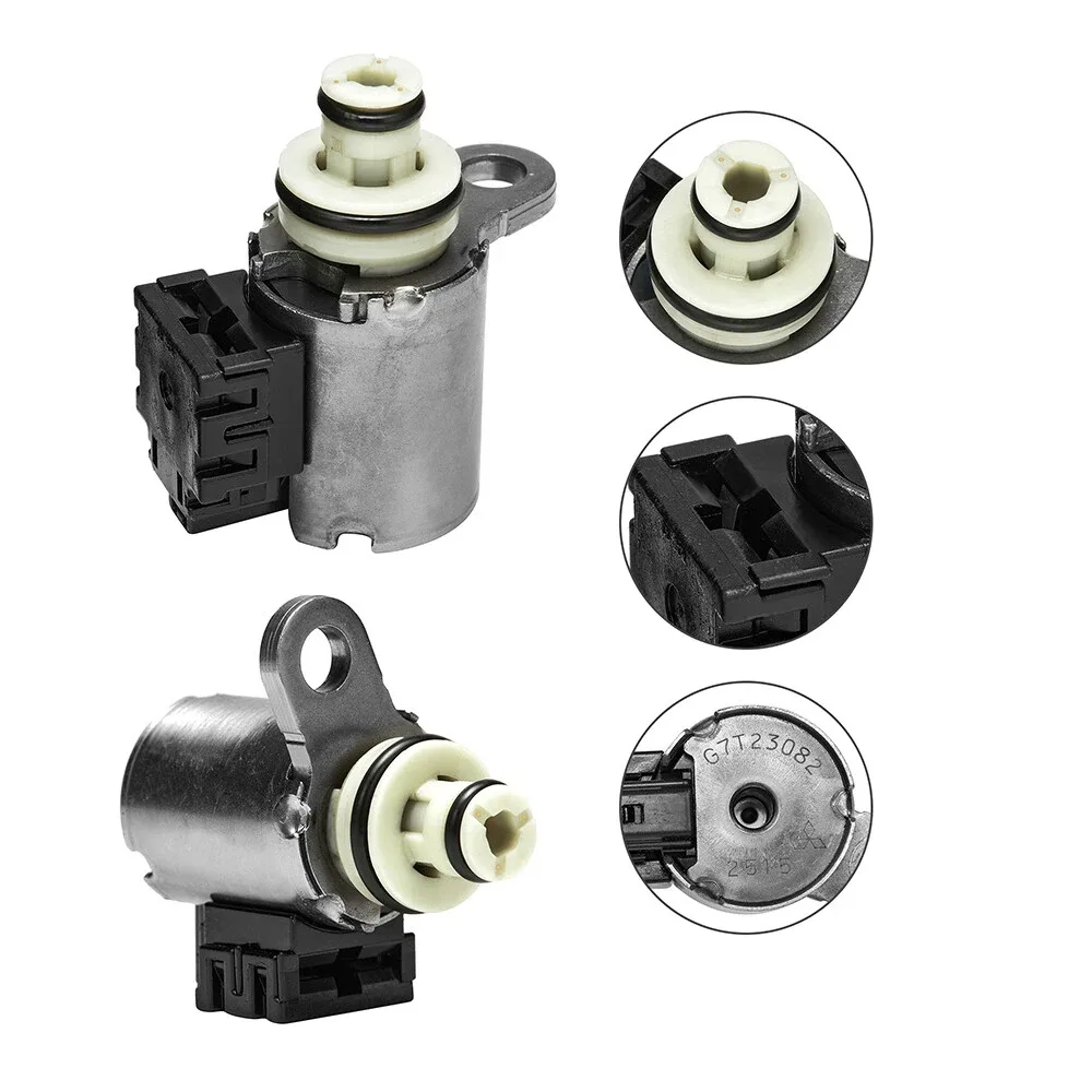 7X For Nissan/Datsun Hyundai Infiniti 02-ON RE5R05A A5SR1/2 Shift Solenoids Kit image 4