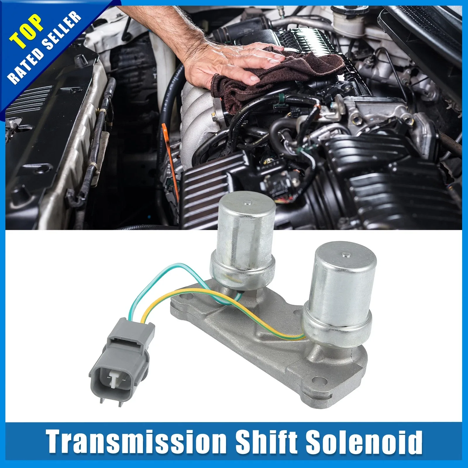Pack of 1 for Honda Civic 1991-2001 Transmission Shift Solenoid Replacement image 2