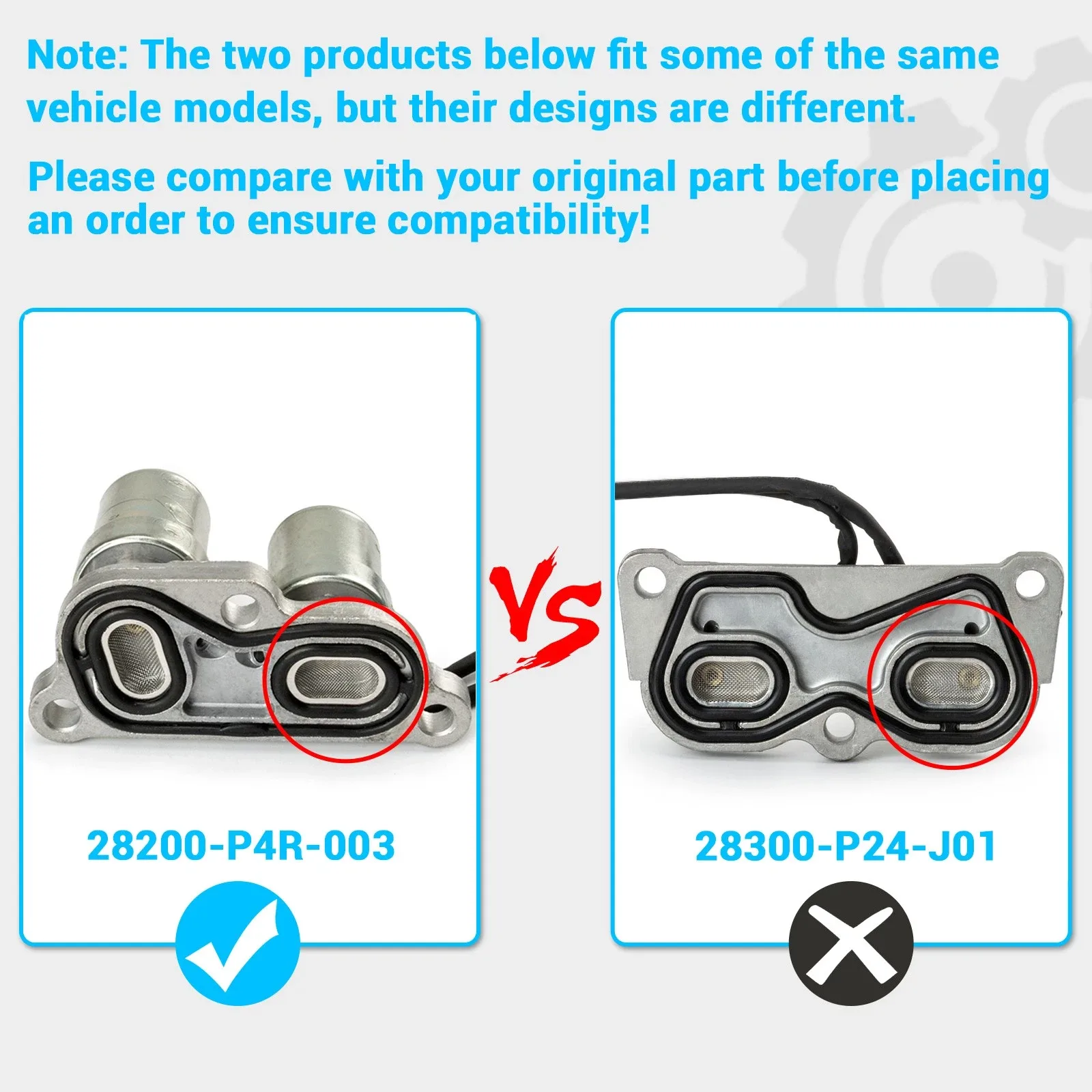 For Honda Civic Transmission Shift Control Solenoid For Honda CR-V 28200-P4R-003 image 2