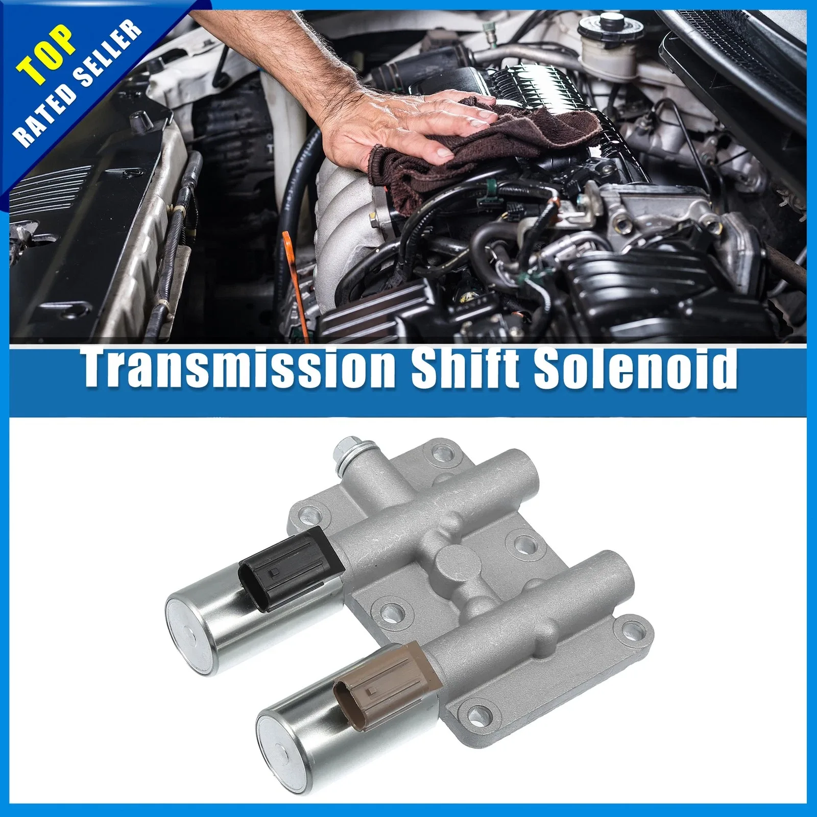 Pack of 1 for Honda Civic 2001-2005 Car Transmission Shift Solenoid Replacement image 2