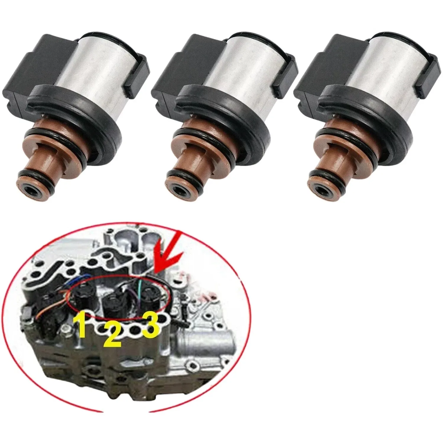 Subaru Legacy Torque Converter Lock-Up Shift Solenoids TR580 (31706-AA030) image 2