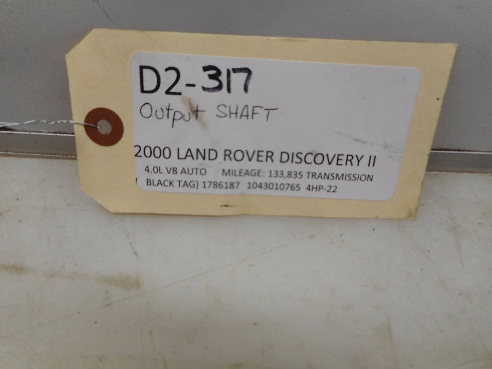 2000 LAND ROVER DISCOVERY II 3 OUTPUT SHAFT image 4