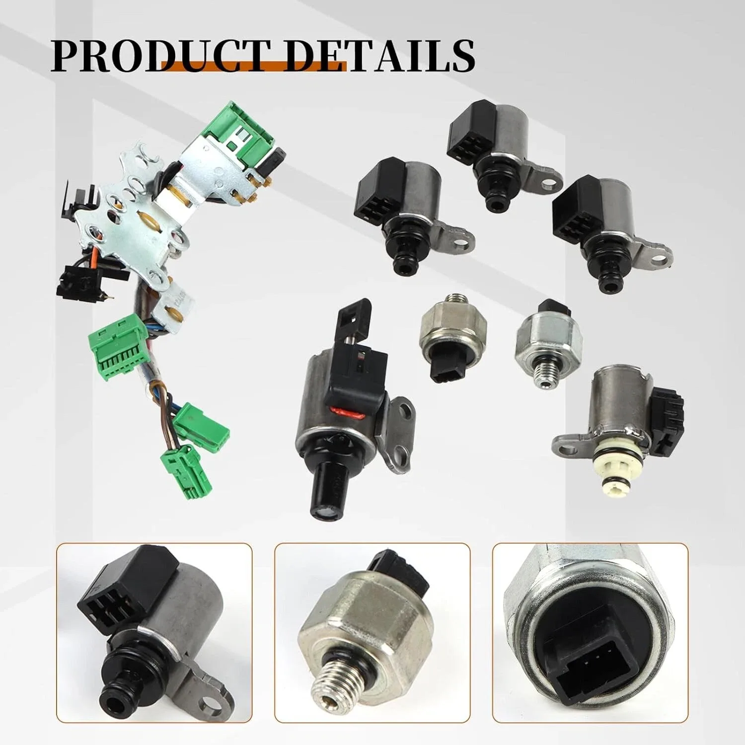 CVT JF011E/RE0F10A/F1CJA Valve Body Solenoid Kit For 07+ Nissan 33446-JF011 2.5L image 3