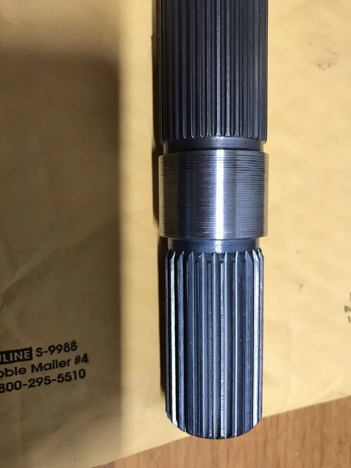 Ford C4 Trans 4X4 Output Shaft 12-1/8” Total LG. With 28 X 2-1/8" LG  New Spline image 4