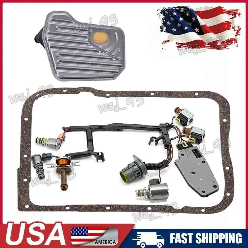 4L60E 4L65E FOR GM EPC Shift Transmission Solenoid Kit W/Harness 03-07 9pc/Set