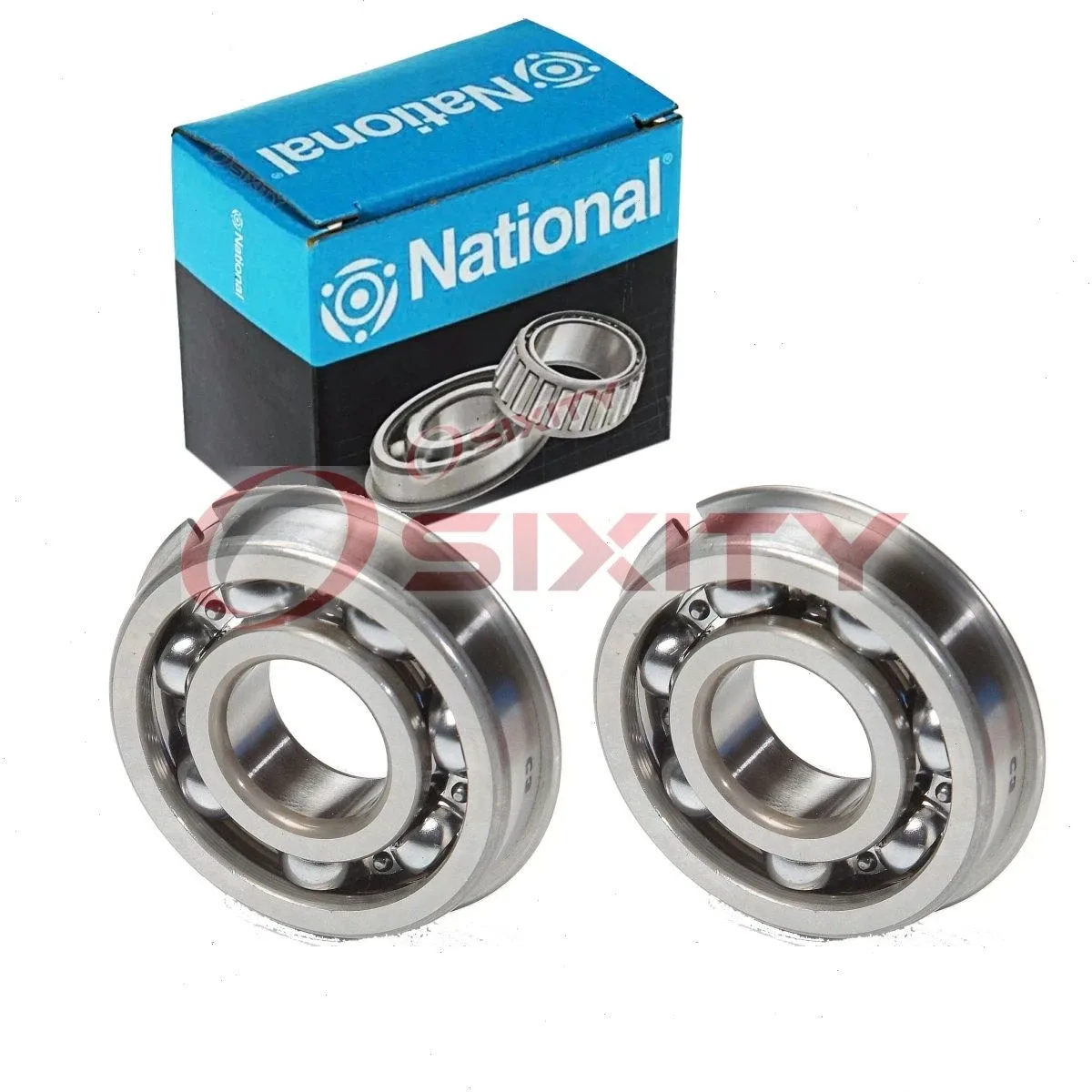 2 pc National Transmission Output Shaft Bearings for 1962-1966 Maserati qh